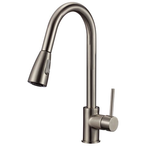 Urbane Single Handle Deck Mounted Kitchen Faucet with Pull 